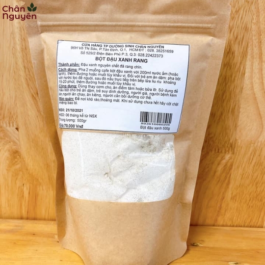Bột đậu xanh rang (500g) 