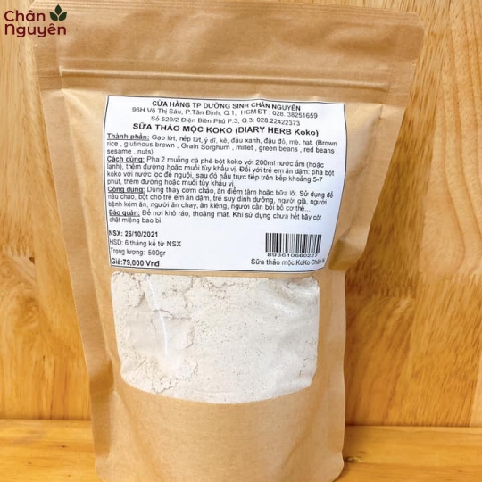 Bột sữa thảo mộc KoKo Chân Nguyên (500g) 