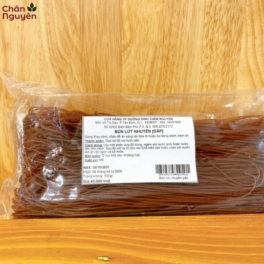 Bún lứt nhuyễn gấp 