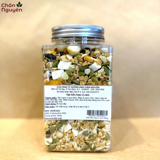 Hạt hỗn hợp vị cam (500g)