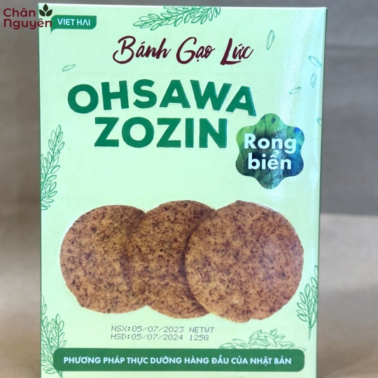 Bánh gạo lứt Zozin rong biển 