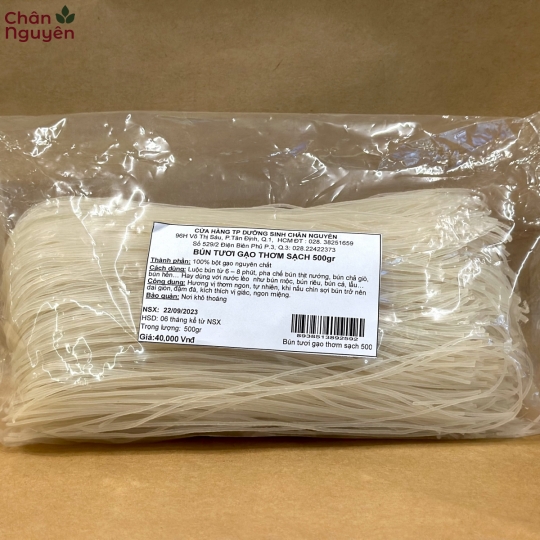 Bún tươi gạo thơm sạch (500g)