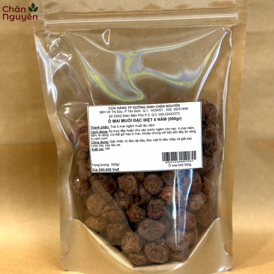 Ô mai muối đặt biệt 6 năm (500g) 