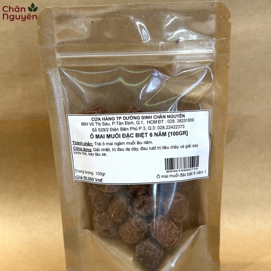 Ô mai muối đặt biệt 6 năm (100g)