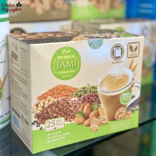 Bột ngũ cốc Tami - không đường (450g) 