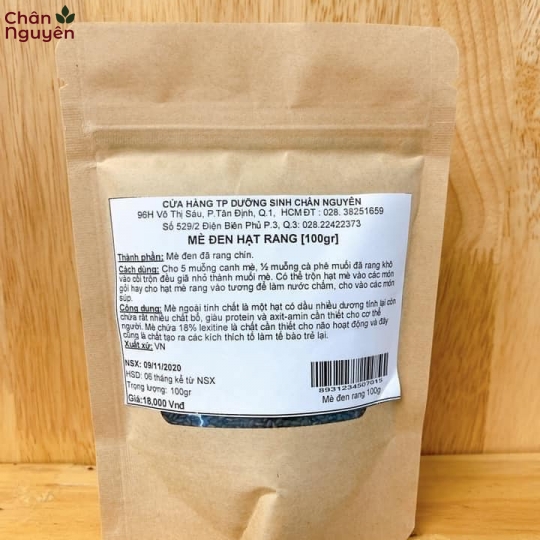 Mè đen rang (100g) 