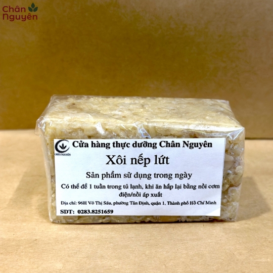 Xôi nếp lứt đậu phộng 